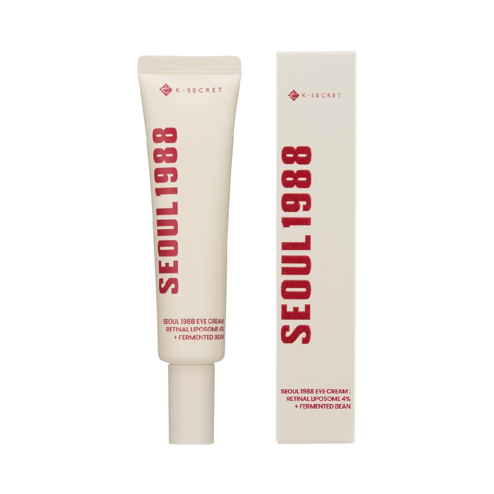 KSECRET SEOUL 1988 Eye Cream : Retinal Liposome 4% + Fermented Bean, wrinkle care, anti-aging, skin elasticity, pigmentation, brightening, retinol, 30ml/1.01 fl.oz.